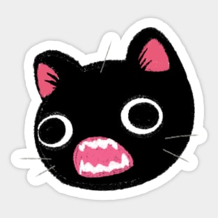 Scream Cat Sticker